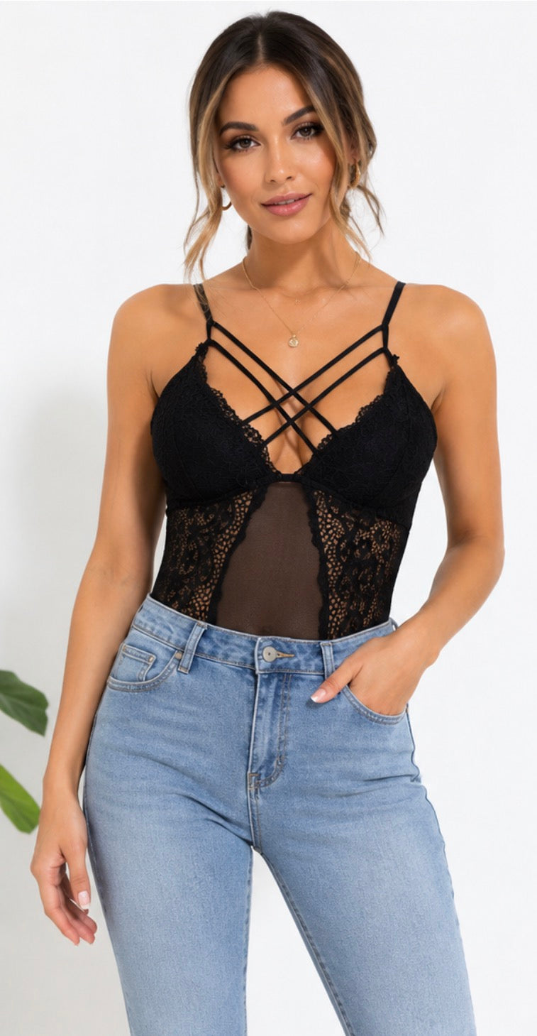 Luna Midnight Muse Lace Bodysuit